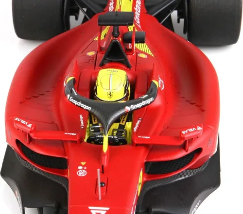 Vista 5 de BBURAGO - Hierro F1-75 - Italia Monza GP 2022-1/18, Rojo/Amarillo