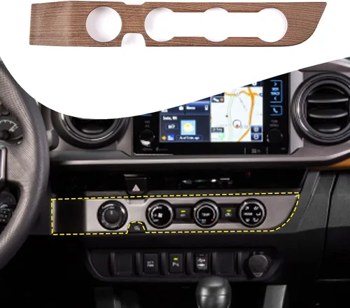 Vista 14 de Lcojicep Cubierta de panel de botón de aire acondicionado, accesorios de automóvil compatibles con Tacoma 2016-2020