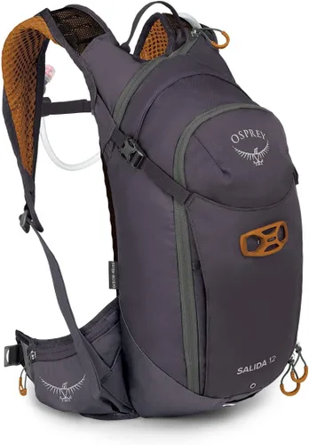 Vista 18 de Osprey Salida 8L Mochila de ciclismo para mujer con depósito hidráulico, color gris Space Travel Space Travel Gris