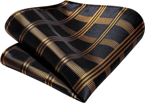 Vista 182 de Dubulle Corbata tejida de cachemira para hombre y gemelos de pañuelo para hombre, conjunto de gemelos para boda formal y negocios