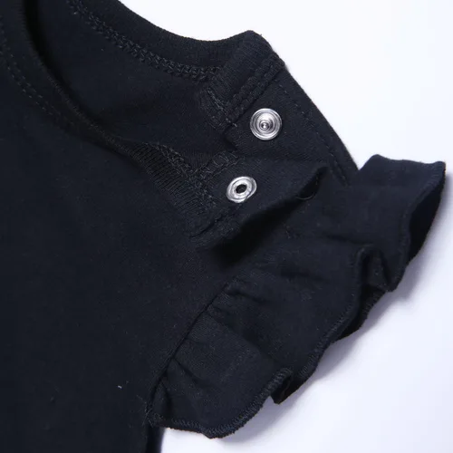 Vista 4 de ROMPERINBOX Romeprinbox - Body de vestido negro para bebé niña