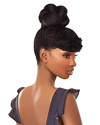 Vista 2 de Sensationnel 100% PREMIUM SINTÉTICO CABELLO INSTANTE CON Flequillo - BRIA - 1