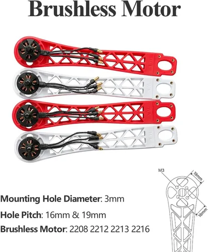 Vista 5 de F450 Drone Frame, 17.717 in Quadcopter Frame Kits con soportes