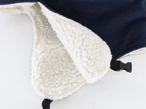 Vista 3 de Connectyle Sombreros de invierno cálidos de forro polar para hombre con visera resistente al viento con orejeras