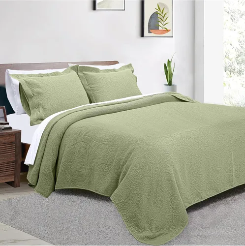 Vista 13 de Threadmill Juego de edredón individual – Ropa de cama de algodón y bambú suave y ligera juego de edredón de verano de 2 piezas – Colcha de diseño