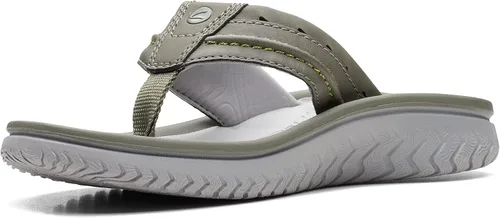 Vista 7 de Clarks Sandalias Wesley Post para hombre, oliva (Olive Synthetic)