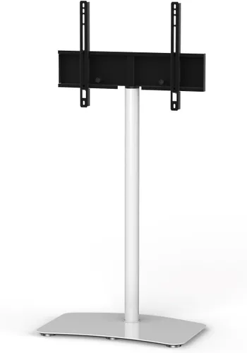 Vista 10 de SONOROUS PL-2510 - Soporte de TV premium para sala de estar y dormitorio, moderno soporte de piso de lujo con soporte giratorio y base de vidrio