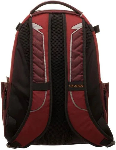 Vista 4 de DC Comics The Flash construido uniforme traje cómic superhéroe mochila portátil bolsa