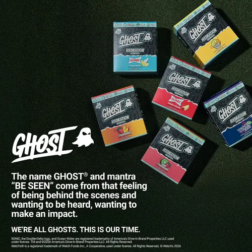 Vista 6 de GHOST Welch's Grape - Barras de hidratación, paquetes de polvo de electrolitos, mezcla instantánea de 24 bebidas sin azúcar, hidratación diaria sin