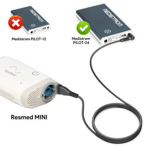 Vista 4 de KFD Airsense 11 Airmini Cable de alimentación DC24V Convertidor Cable para ResMed Airsense 11 S11 390000 Resmed AirMini CPAP Machine DC Cable