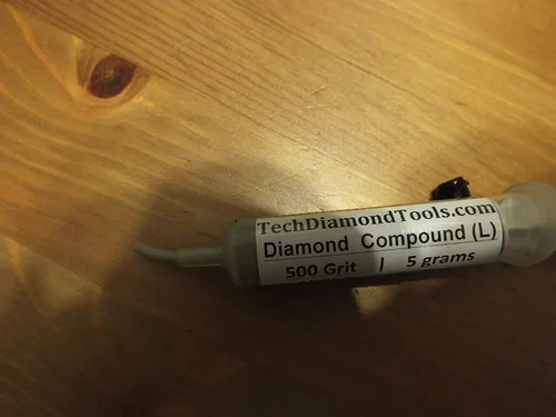 Vista 9 de TechDiamondTools Kit de 3 jeringas de pasta de pulido de diamantes compuestas para lapeado, fabricadas en EE. UU. Compuesto de lapeado de 500, 800