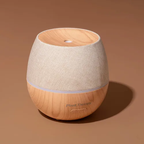 Vista 7 de Plant Therapy Home Drift Linen - Difusor de aceite esencial, elegante cubierta de lino que añade un toque suave y natural a cualquier espacio