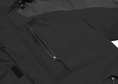 Vista 5 de Spmor Chaqueta de esquí impermeable con capucha para hombre, abrigo de snowboard cálido para invierno, resistente al viento, para la nieve