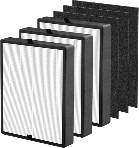 Vista 6 de Filtro de repuesto True HEPA 45i compatible con BreatheSmart Flex y purificador de aire 45i, 2 filtros HEPA con 2 prefiltros de carbono, filtro