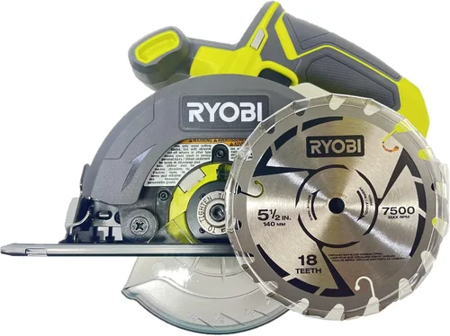 Vista 5 de Ryobi P505 5 – 1/2" Sierra Circular 18 Voltios. La batería y el cargador se venden por separado