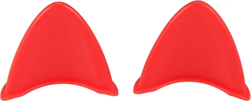 Vista 8 de Motoforti 2 piezas de orejas de gato, accesorios de decoración de casco, autoadhesivos, universales, cubierta de casco para motocicleta, bicicleta