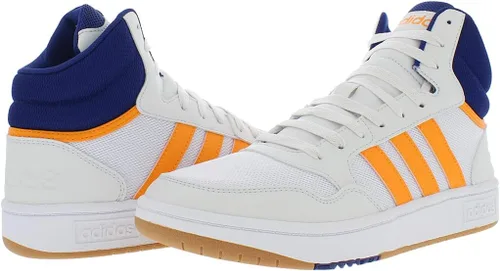 Vista 3 de adidas Moderno para hombre, Blanco eleganteamarillo soleado