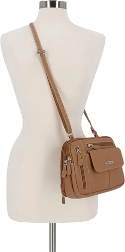 Vista 5 de MultiSac Zippy - Bolso bandolera con triple compartimento