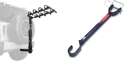 Vista 18 de Allen Sports Deluxe Soporte de enganche para 4 bicicletas (receptor de 2 pulgadas), color negro