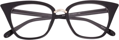 Vista 4 de Lente clara del marco de las gafas de la moda de la MOD del ojo del gato para mujer