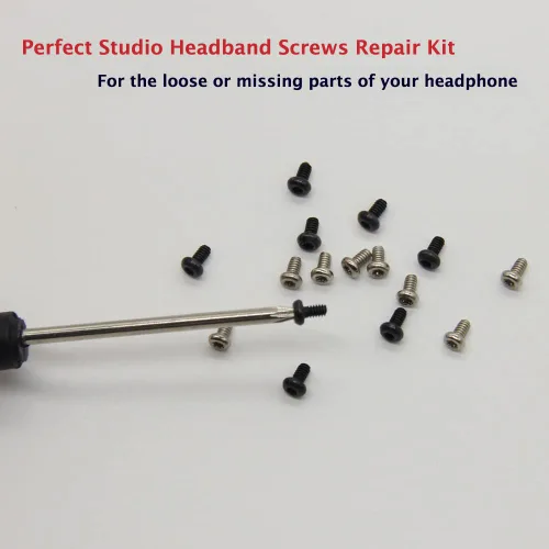Vista 4 de Reemplazo de tornillos para diadema Studio 3, Beats Studio 3 piezas de repuesto para auriculares Beats Studio 2.0 con cable/inalámbricos