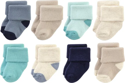 Vista 121 de Hudson Baby - Calcetines de algodón para bebés recién nacidos y Terry para niñas bebés