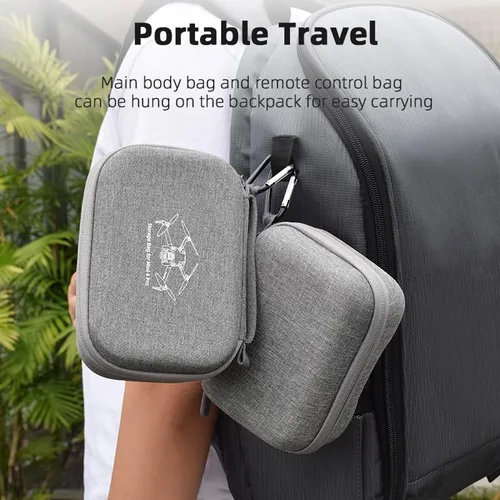Vista 4 de Coyktonty Bolsa de almacenamiento Estuche de transporte para DJI MINI 4 Pro Drone, MINI 4 Pro Drone Cuerpo/Transmisor Funda Protectora Bolsa