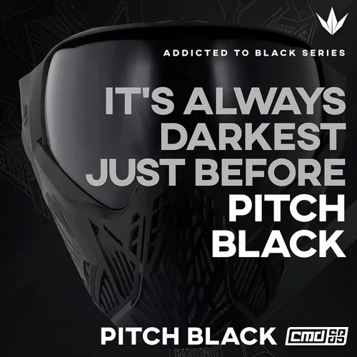 Vista 2 de Bunkerkings CMD - Gafas de paintball 2-Negro carbón