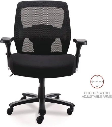 Vista 7 de Alera Alera Faseny Series - Silla de gerente grande y alta, soporta hasta 400 libras, altura del asiento de 17.48 a 21.73 pulgadas, asiento