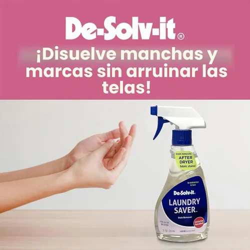 Vista 5 de De-Solv-it Orange-Sol - Protector de lavandería, removedor instantáneo de manchas para lavandería, cabello y piel seguro (12 onzas)