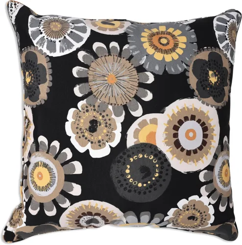 Vista 31 de Pillow Perfect Almohada decorativa floral para interiores y exteriores, relleno de felpa, resistente a la intemperie y a la decoloración, lumbar