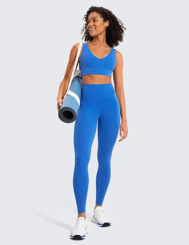 Vista 67 de CRZ YOGA - Butterluxe Leggings de cintura alta para mujer, leggings de entrenamiento, pantalones extrasuaves para hacer yoga o descansar, 28 pulgadas
