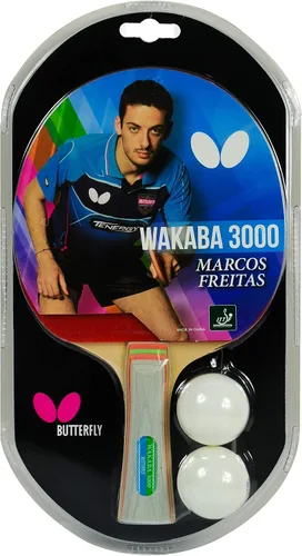 Vista 4 de Butterfly Wakaba Shakehand - Raqueta de tenis de mesa Serie Japón Control excepcional con velocidad y giro confiables Recomendado