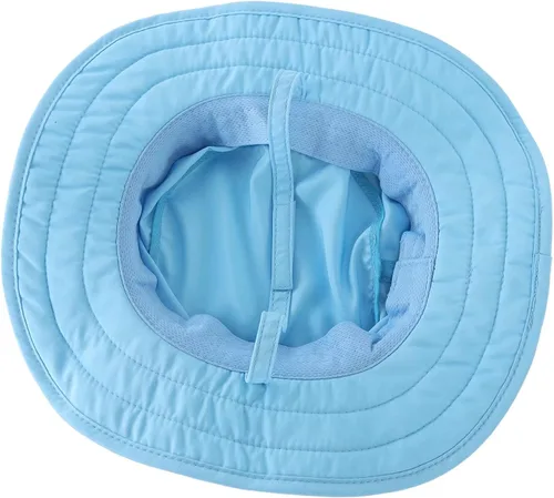 Vista 6 de Connectyle Sombrero de sol para niños y niñas, sombrero de pescador de ala ancha UPF 50+, sombrero de protección solar, sombrero transpirable