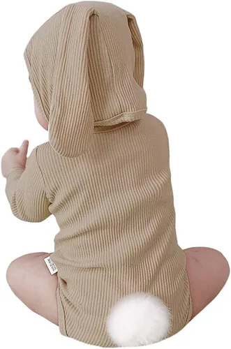 Vista 3 de AGQT Babys Bunny Costume Easter Halloween Outfit Set Size 0-24 Months