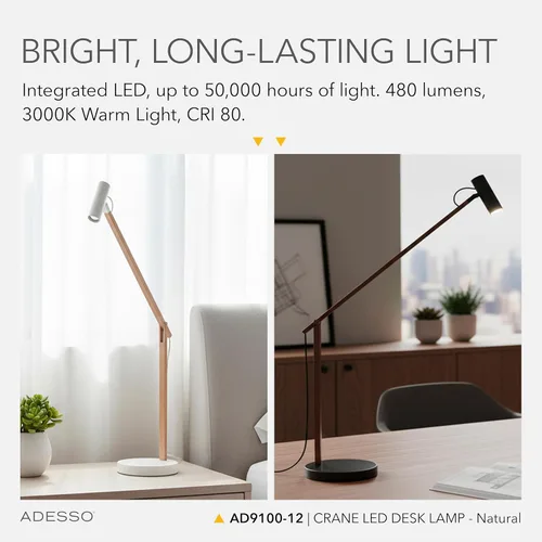Vista 7 de ADS360 AD9100-12 Lámpara de escritorio LED grúa