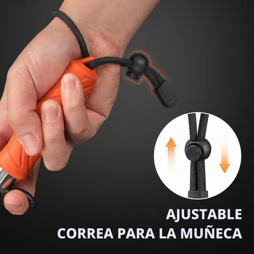 Vista 5 de KastKing Paradox 9" Lip Grip, herramienta de aterrizaje de peces de acero inoxidable resistente a la corrosión con mango de elastómero