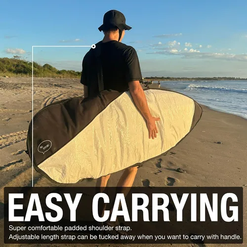 Vista 3 de Bolsa para tabla de surf Ho Stevie! - Bolsa de día con cremallera - Se adapta a todas las formas de tablas de surf - Acolchado de espuma y cubierta
