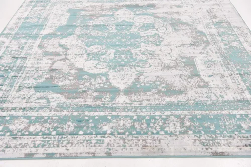 Vista 183 de Unique Loom Colección Sofia - Alfombra de área Salle Garnier (7' 1" x 10' Rectángulo, Borgoña/ Marfil)