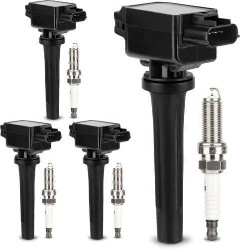 Vista 15 de Bobina de encendido UF230 y bujía doble de iridio 4504 para Toyota Tundra Sequoia LandCruiser 4Runner/Lexus GS430 GX470 LS430 LX470 LX570 SC430 V8.