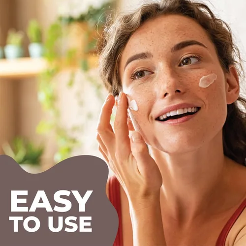 Vista 5 de Crema hidratante facial de sarga de ternera batida Crema de bálsamo facial 100% alimentado con pasto para piel de ternera Loción Bálsamo