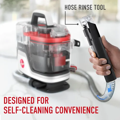 Vista 6 de Hoover CleanSlate - Máquina limpiadora portátil de alfombras + tapicería para mascotas, potente succión con herramientas versátiles, removedor