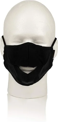 Vista 4 de Gator Cases - Máscara facial de doble capa con solapa magnética de algodón, ideal para tocar instrumentos de viento, beber, ir a eventos y viajes