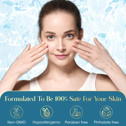 Vista 5 de Suero reductor de arrugas de ácido hialurónico y colágeno, hidratación profunda, rellena y suaviza la piel, probado por dermatólogos, belleza