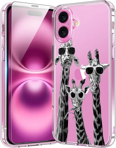 Vista 48 de bicol - Funda protectora a prueba de golpes para iPhone 15 Plus, funda delgada de acrílico transparente y diseños modernos para niña y mujer, 6.7