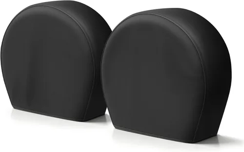 Vista 14 de Explore Land - Fundas para neumáticos, 4 unidades - Protector resistente de rueda para camionetas, SUV, remolques, cámpers, vehículos recreativos