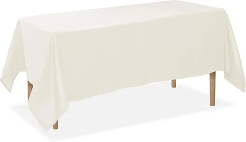 Vista 20 de Lann's Linens - Mantel rectangular de tela de poliéster de primera calidad para bodas, banquetes y restaurantes Rojo