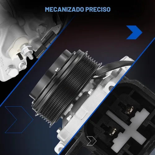Vista 5 de 198355 Compresor de aire acondicionado A/C con embrague compatible con Ford Edge 2012-2015, compatible con Ford Explorer 2012, L4 2.0L GAS