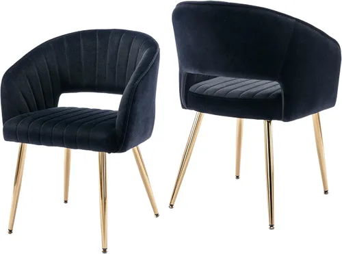 Vista 18 de KCC Silla de Escritorio Moderna de Terciopelo Sillón de Acento Tapizado Sillas Copetudas Sillas de Comedor, Sillas de Tocador Copetudas Silla