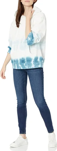 Vista 3 de The Drop Tatyana - Sudadera de forro polar con capucha y manga larga para mujer